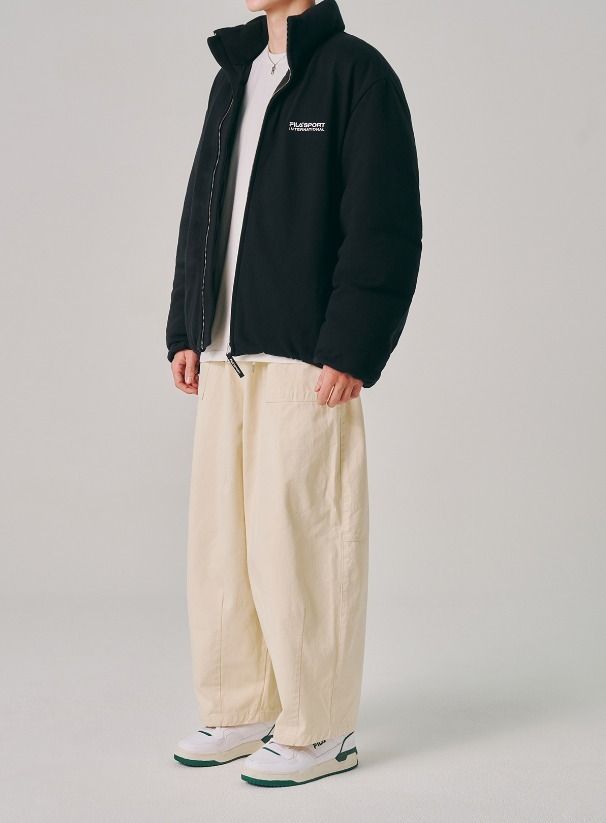 シルバーグレー サイズ FILA☆FILASPORT ニットダウンジャケット
