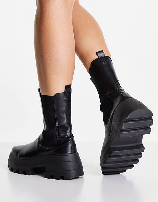ASOS】エイダ チャンキー チェルシー ブーツ 送料込 (ASOS/ショート ...