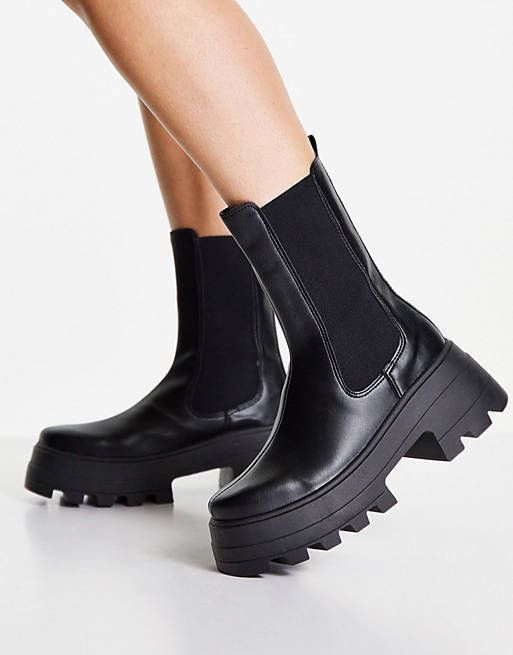 ASOS】エイダ チャンキー チェルシー ブーツ 送料込 (ASOS/ショート ...