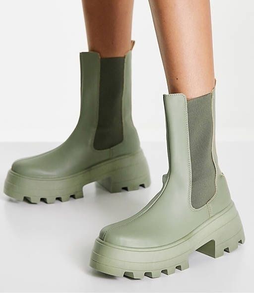 ASOS】エイダ チャンキー チェルシー ブーツ 送料込 (ASOS/ショート ...