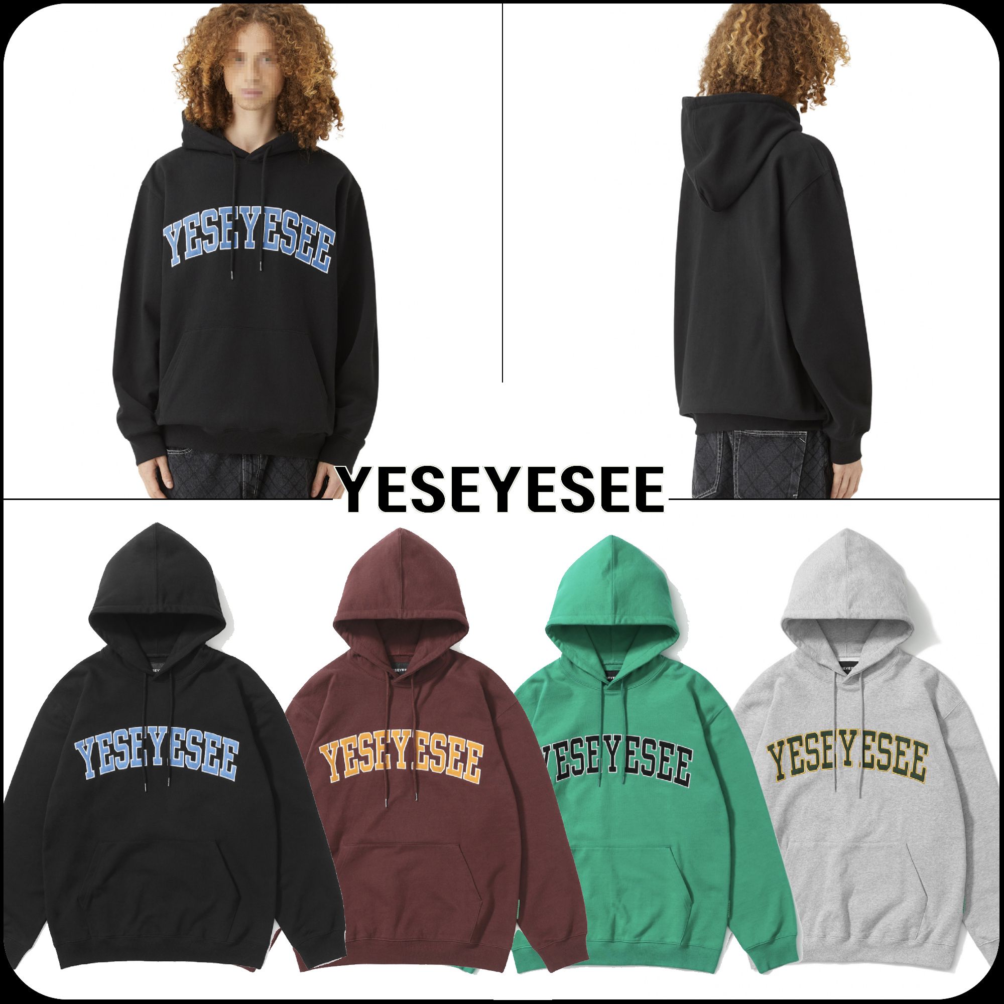 [YESEYESEE]★Arch Logo Hoodie MUSINSA | YESEYESEE [22FW] Arch Logo Hoodie Grey