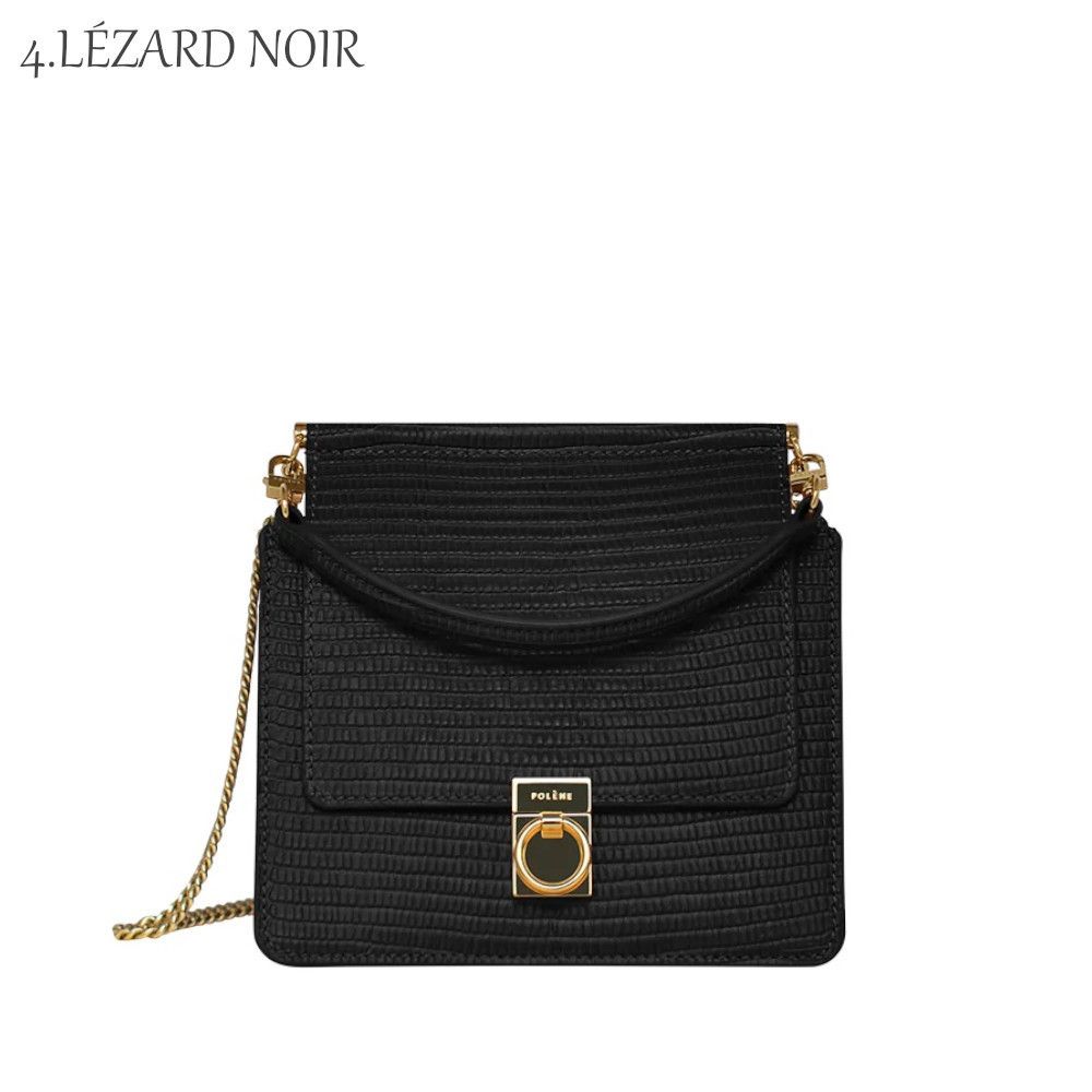 POLENE Numero Sept Mini バッグ レザー チェーン パリ発