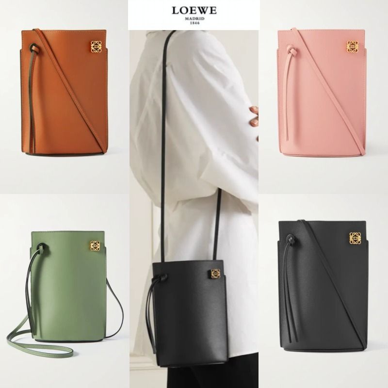 ロエベ　LOEWE ダイスポケット　タン　ミニ　ショルダーバッグ