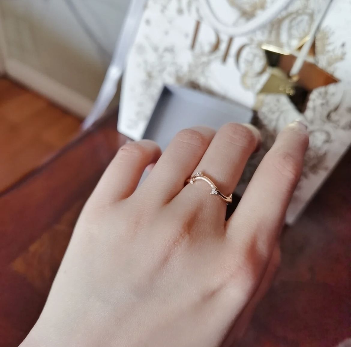 Dior BOIS DE ROSE リング ローズゴールド