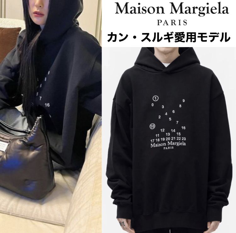 ☆すぐ届く☆AW22新作【MAISON MARGIELA】バブル ロゴ パーカー