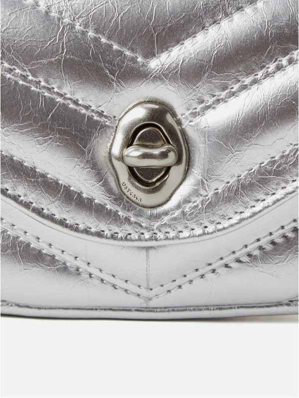 OSTKAKA ☆ KNOT MINI QUILTING BAG_SILVER [正規品/関税込