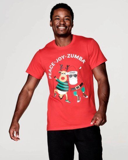 国内即納 XS/S】Peace Joy Zumba Tee クリスマスTシャツ (ZUMBA
