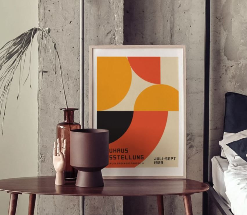 ポスター [Dear-breeze] BAUHAUS Ausstellung 1923 Sky Object A2/A3 Soulhouse Bauhaus Ausstellung 1923 Art Poster - Vibrant