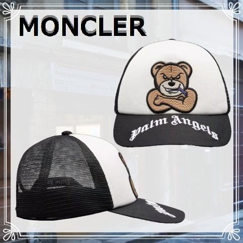 ☆8 MONCLER PALM ANGELS☆刺繍入り キャップ☆直営店☆ (MONCLER ...