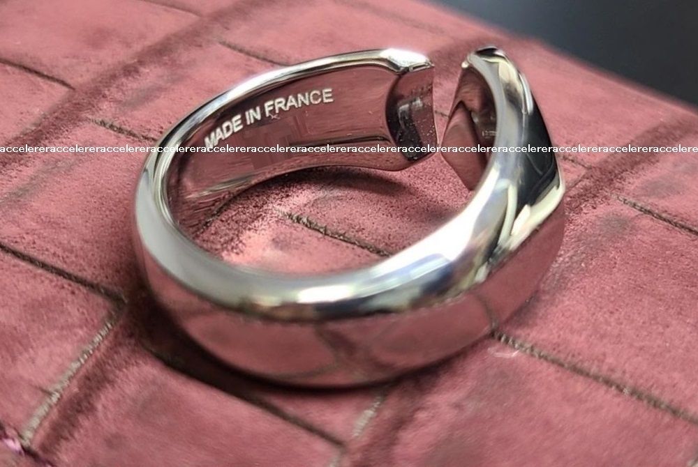 正規店買付★HERMES リング Carrousel HERMES メンズ リング Carrousel ring 馬型 直営店ラッピング
