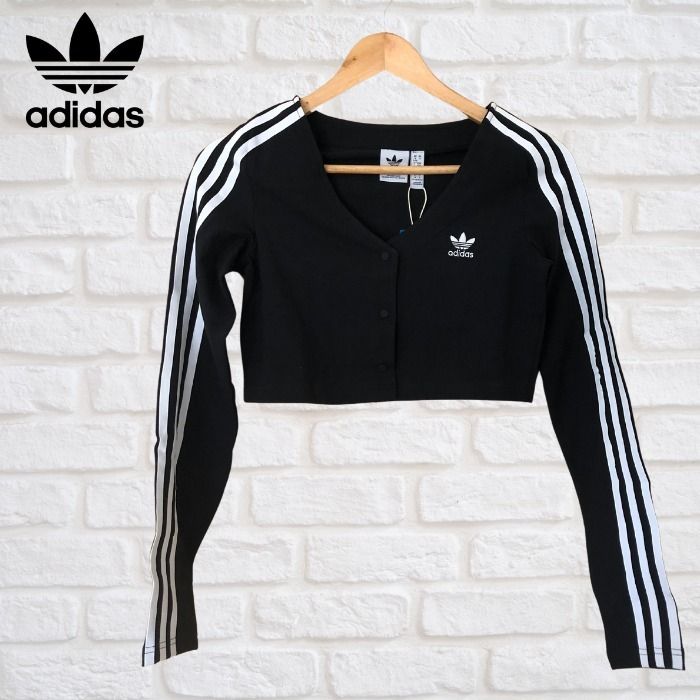 adidas】Originals カーディガン BUTTON 人気色 スリーライン (adidas