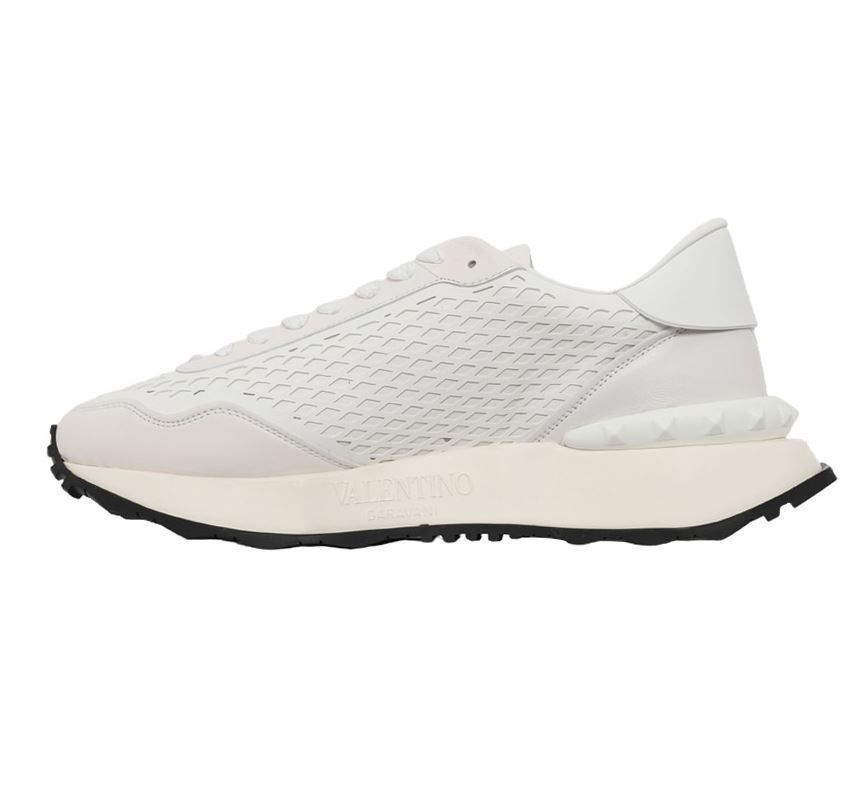 VALENTINO ファブリック＆スエード トレーナー NETRUNNER Valentino Netrunner Fabric & Suade Sneaker Avio Blue 6zw