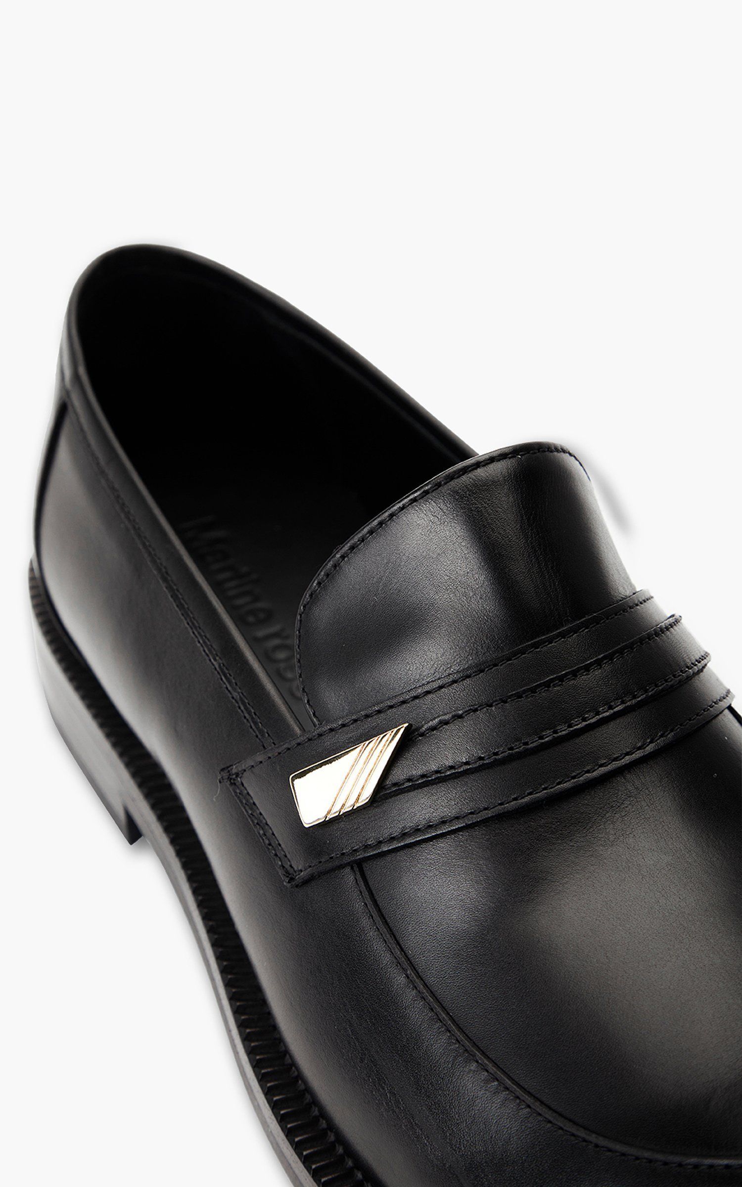 Martine Rose Bulb Toe レザーローファー | ブラック | FARFETCH JP