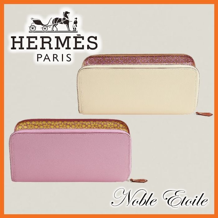 クラシック♪ギフトにも☆HERMES エルメス 長財布《シルクイン