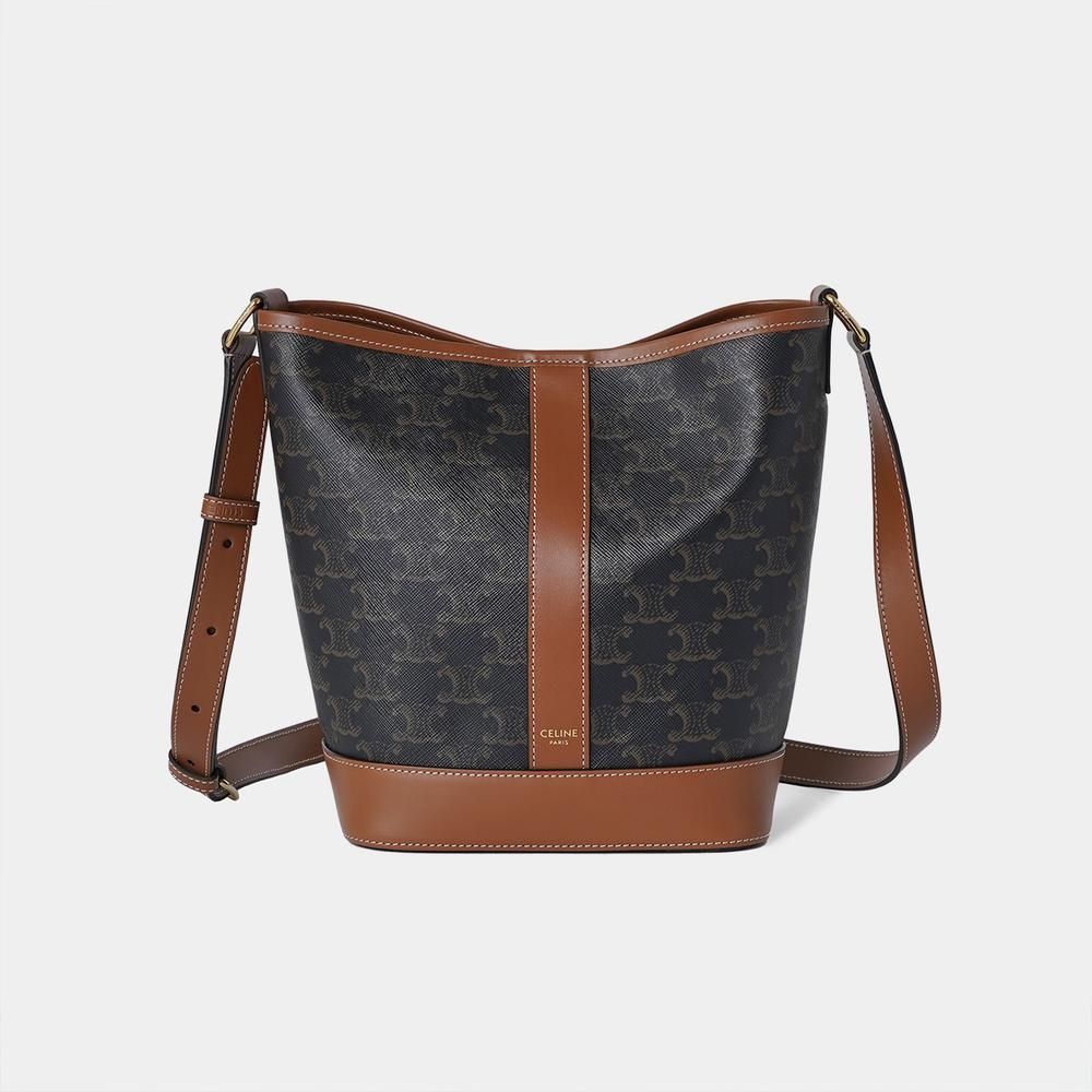 ◇すぐ届く◇【CELINE】スモールバケット トリオンフキャンバス