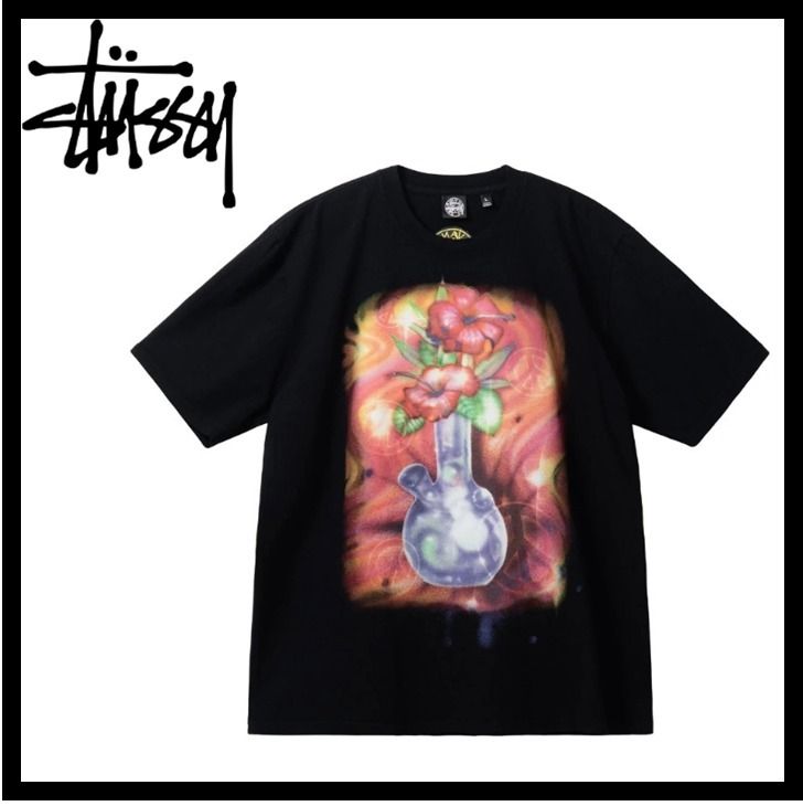 ☆関税込☆Stussy☆Stussy x Dries Van Noten Airbrush Vase T