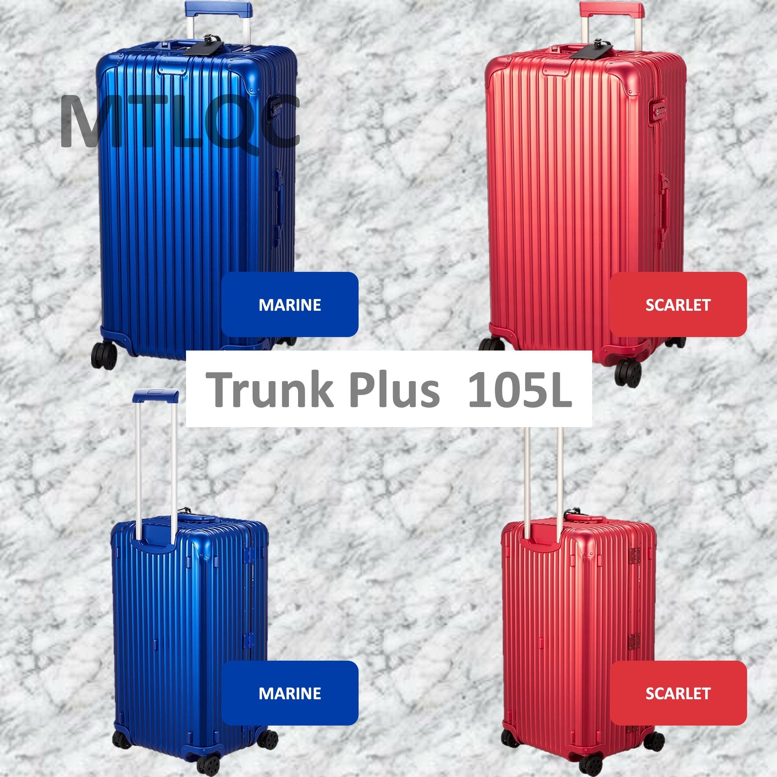 日本初の RIMOWA リモワ 105L トランク オリジナル Plus Trunk Original 旅行かばん・小分けバッグ