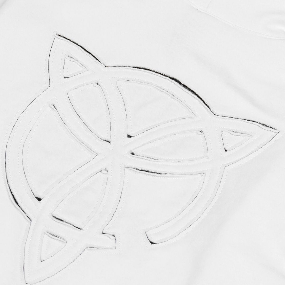 ☆OY☆LAYERED CUTTING LOGO HOODIE-WHITE☆正規品/韓国直送料込