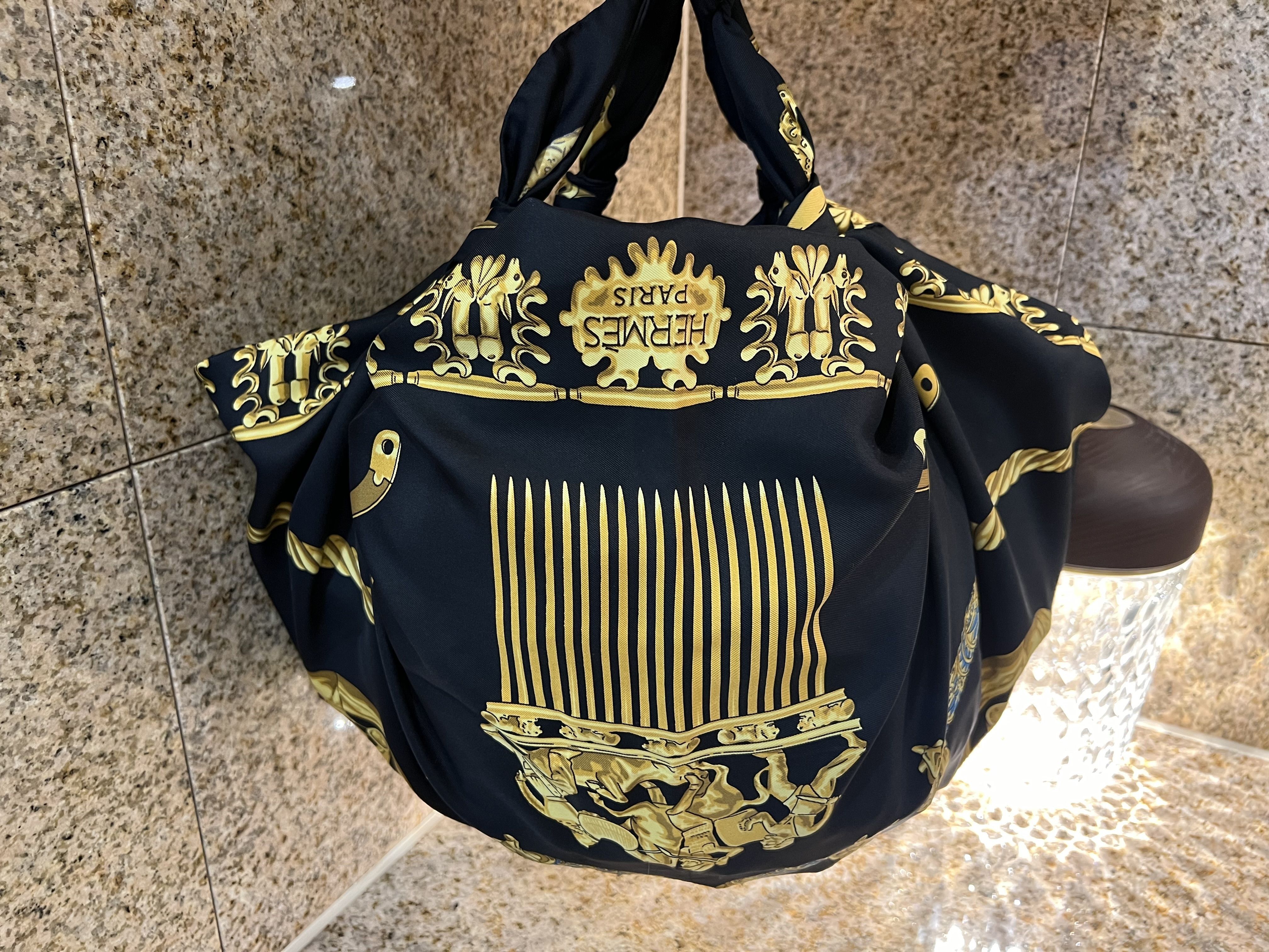 HERMESエルメス ポーチ ミニバッグ 巾着 シェーヌダンクル