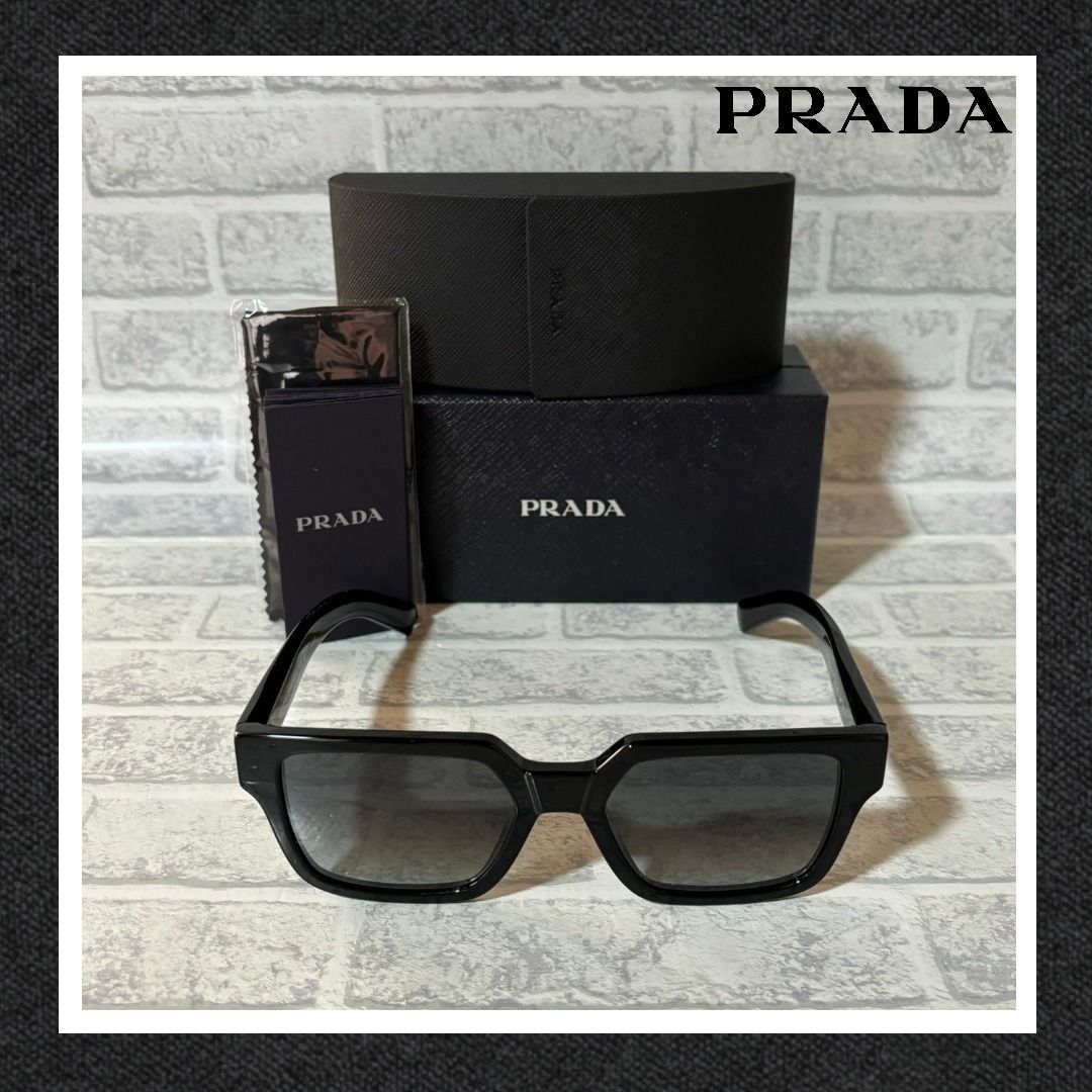 直営店☆PRADA☆プラダのロゴ入りサングラス (PRADA/サングラス