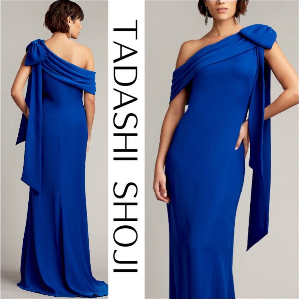 エレガント☆TADASHI SHOJIオンブレロングガウンドレス タダシショージ TADASHI SHOJI ☆極上エレガンス！気品溢れる