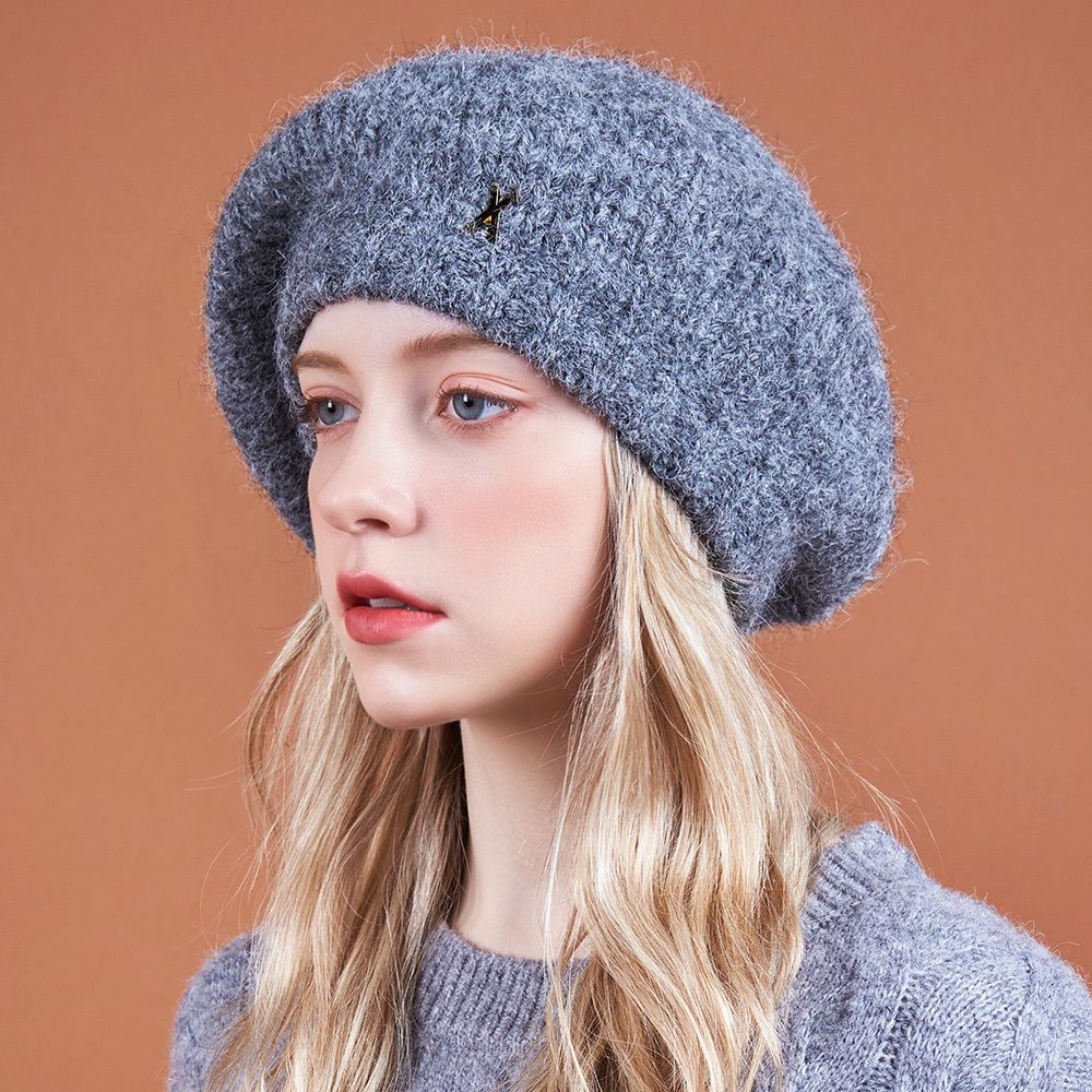 VARZAR☆新作☆Stud Logo Wool Knit Beret☆Sale☆ (VARZAR