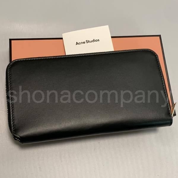 関税送料込◆Acne Studios◆レザー ラウンドジップ ウォレット Acne Studios(Acne)(アクネストゥディオズ(アクネ)) / ラウンド