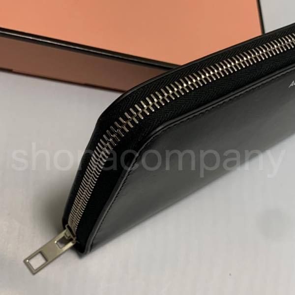 ACNE STUDIOS  長財布  関税込み 関税込】新作◇ACNE STUDIOS アクネ◇ラウンドジップ 長財布