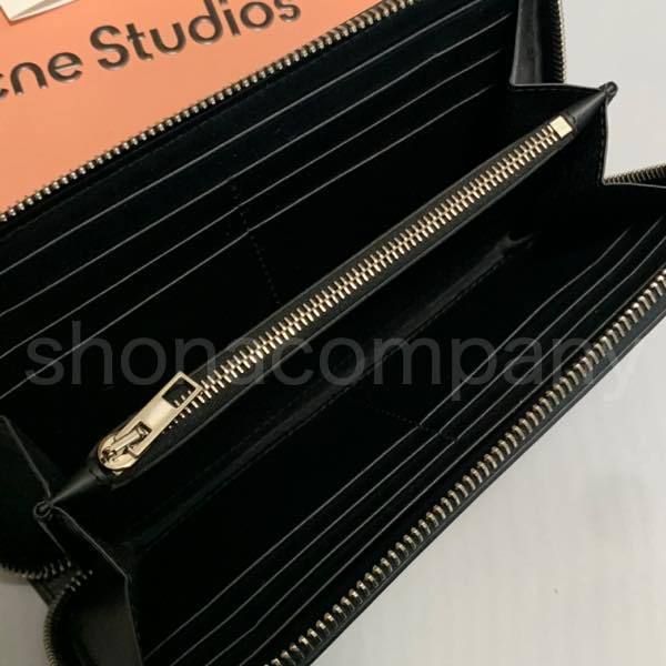 上品なスタイル 関税込】新作◇ACNE 長財布 アクネ◇ラウンドジップ STUDIOS 小物