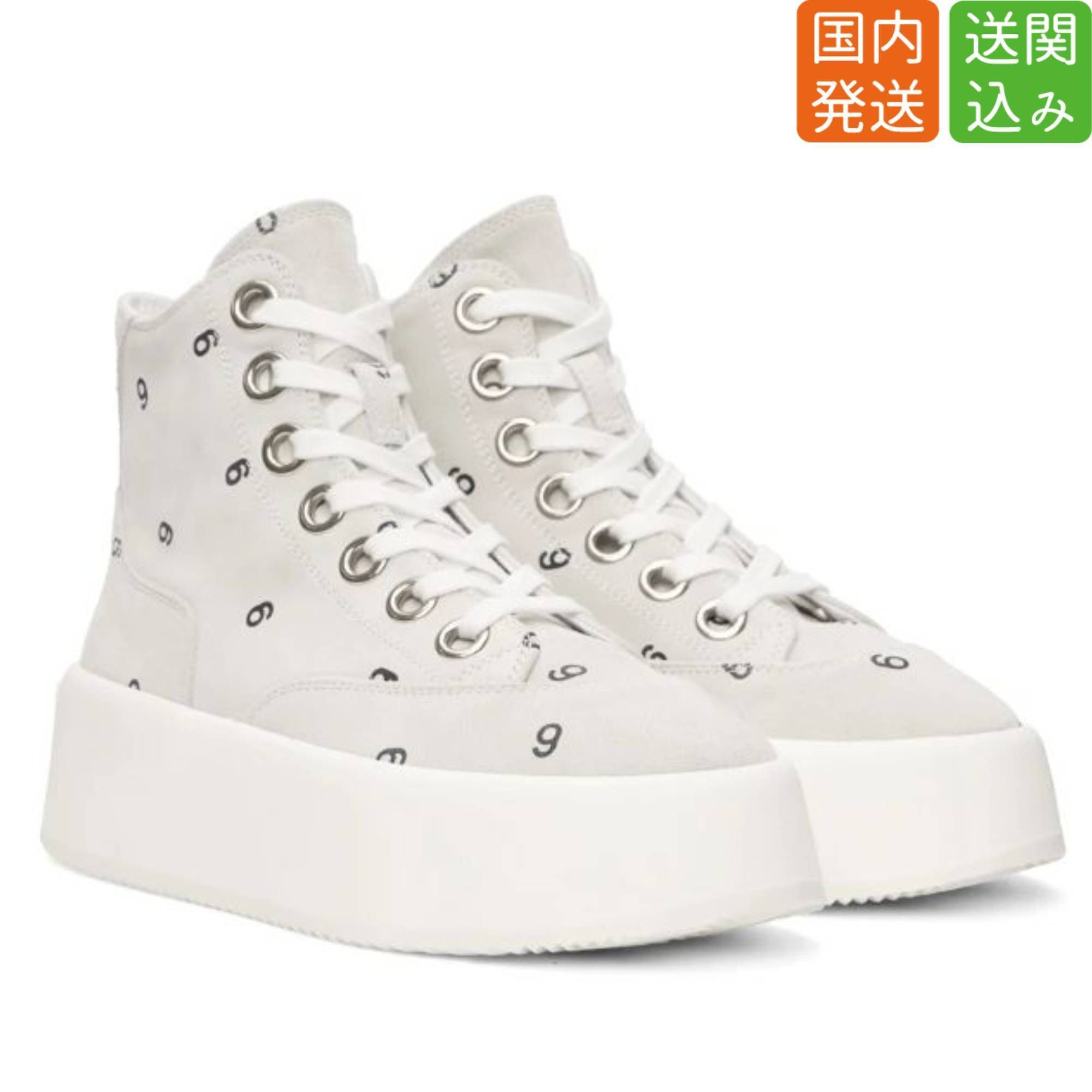 木造 Maison Margiela6 MM6 メゾンマルジェラ6 レザースニーカー | www
