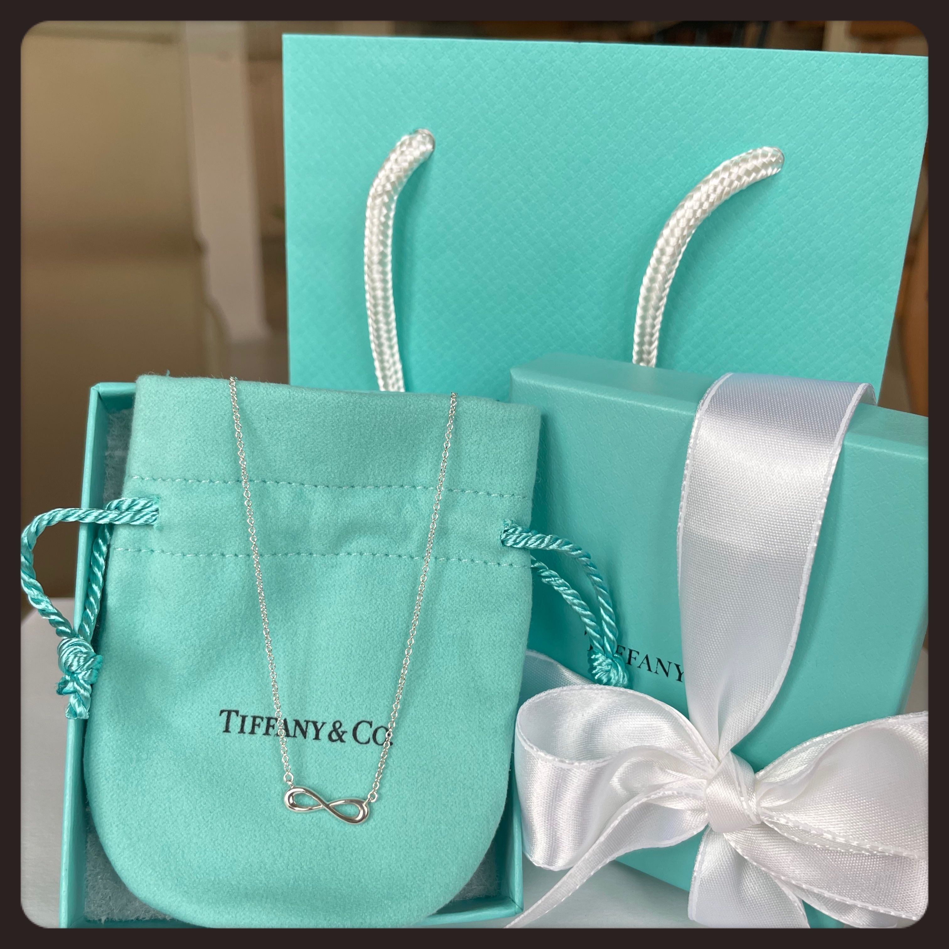 Tiffany&Co】Tiffany Infinity Pendant◇シルバーネックレス