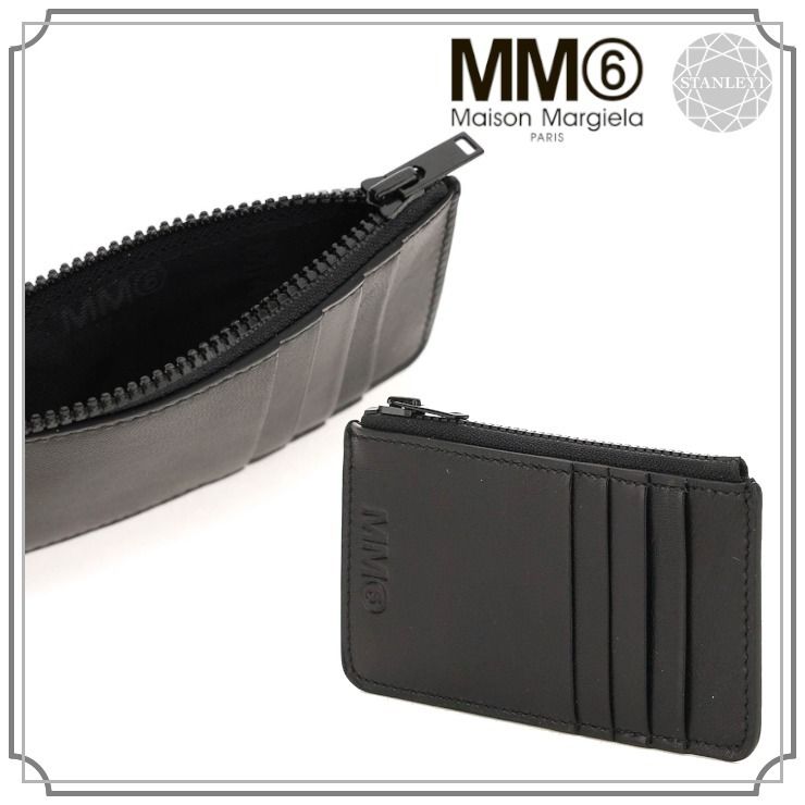 MM6】レザージップカードホルダー☆LEATHER ZIPPED CARDHOLDER (MM6