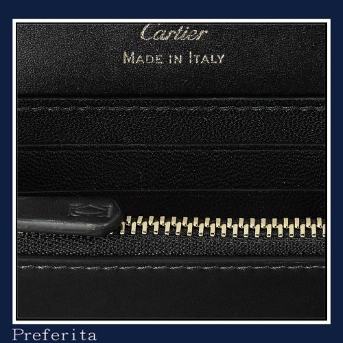 Cartier】ドゥーブルC ドゥ カルティエ ミニ 財布 ブラック