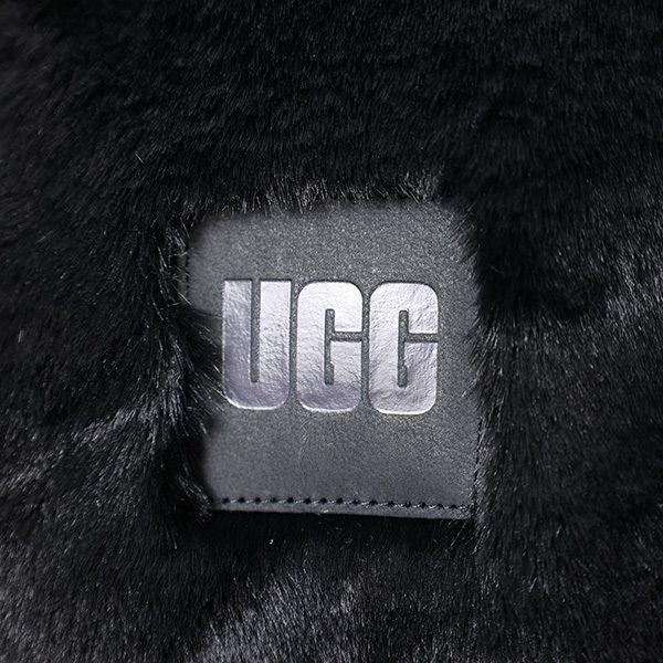 UGG アグ マフラー ストール フェイクファー ロゴ 防寒 国内発送 UGG アグ マフラー ストール フェイクファー ロゴ 防寒 国内発送