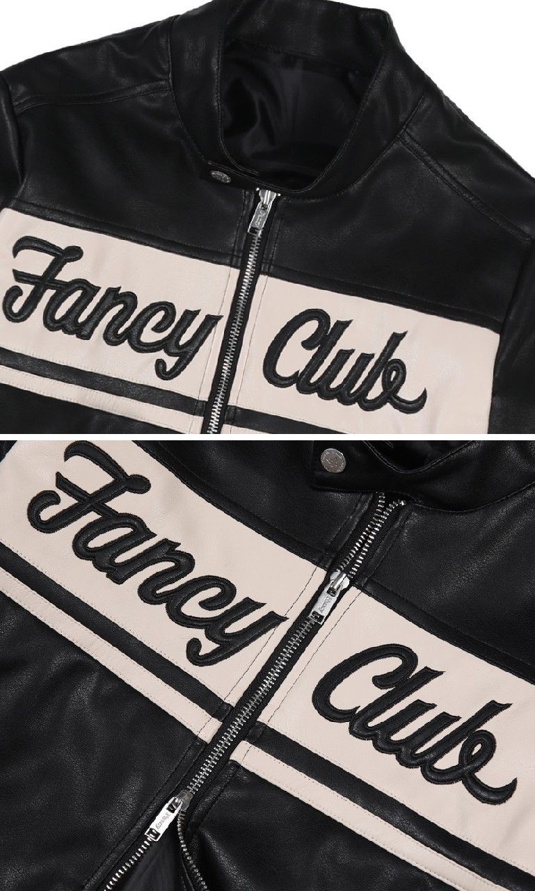 ●NASTYFANCYCLUB●BIKE CROP LEATHER JACKET 韓国人気 おしゃれ ○NASTYFANCYCLUB○BIKE CROP LEATHER JACKET 韓国人気 おしゃれ