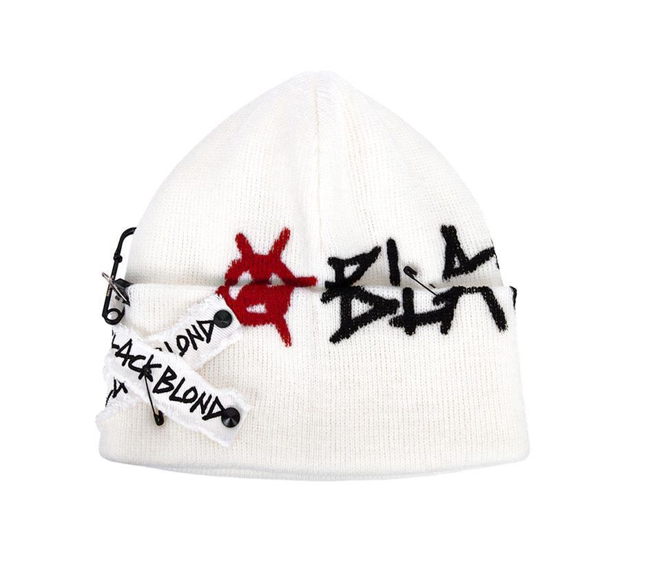BLACKBLONDのBBD Graffiti Logo Patch Beanie (BLACKBLOND