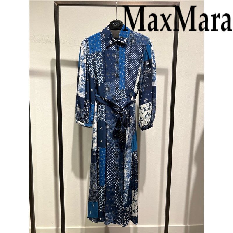 ☆日本未入荷☆】WEEKENDMAXMARA ☆プリントシルクドレス LORA