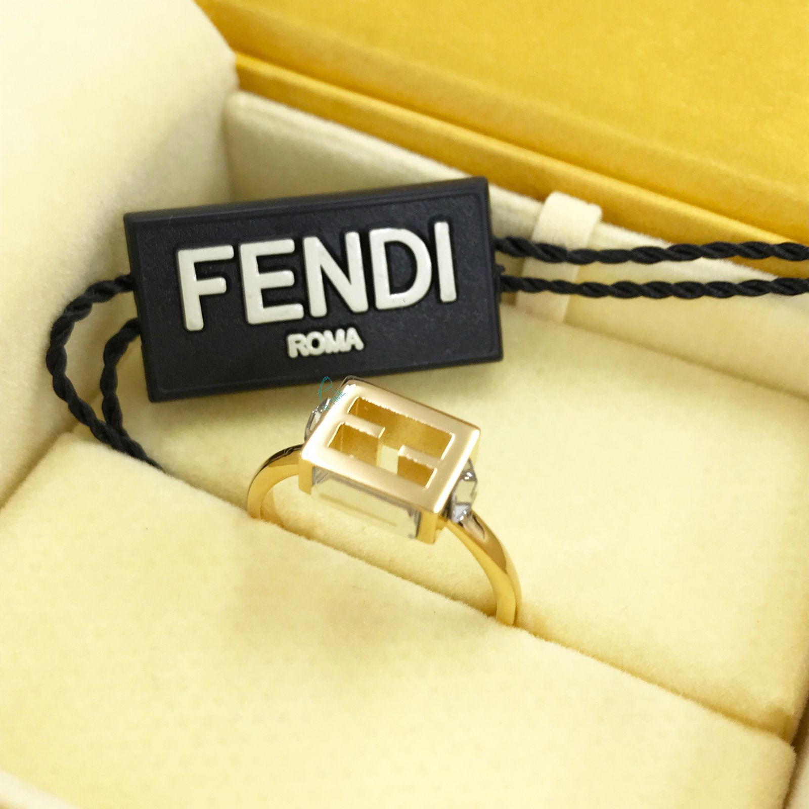 FENDI フェンディ バゲット リング ストーン 8AH813 (FENDI/指輪
