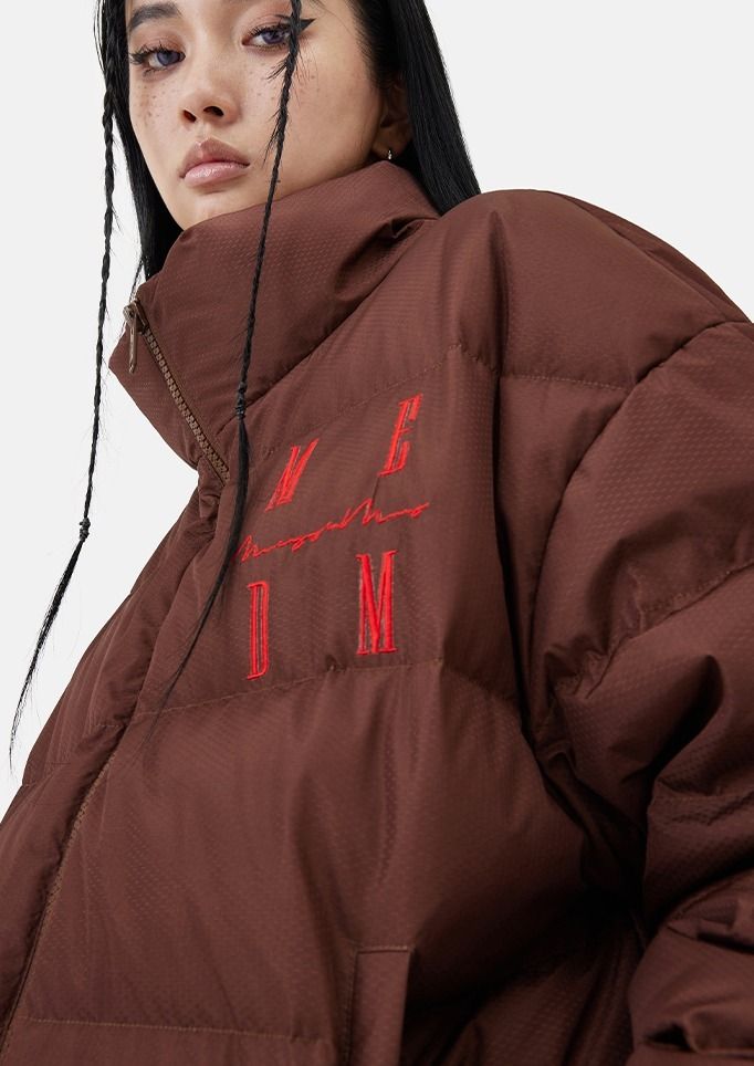 【関送込み】MEDM*Logo Down Jacket/ユニセックス/W220013-1 関送込み】MEDM*Logo Down Jacket/ユニセックス/W220013-1 (MR