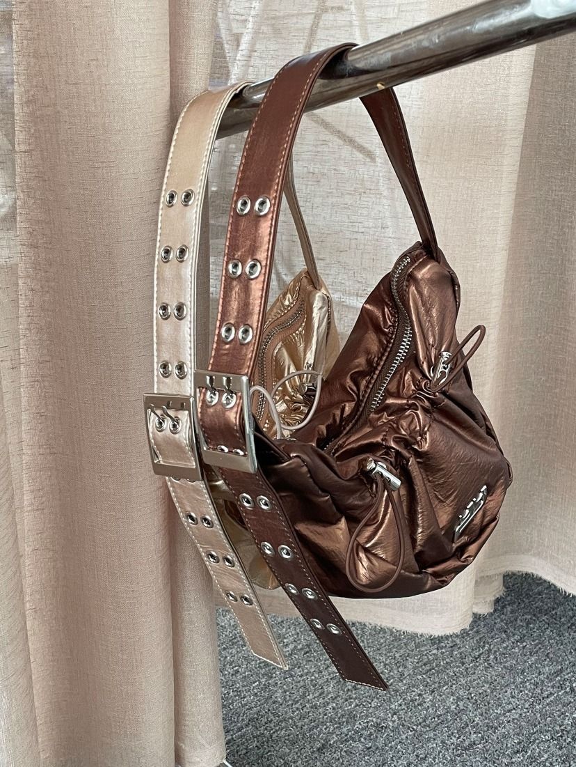 YIEYIE] Y.12 Sasha Draw String Mini Buckle Bag / Y.12-BB16
