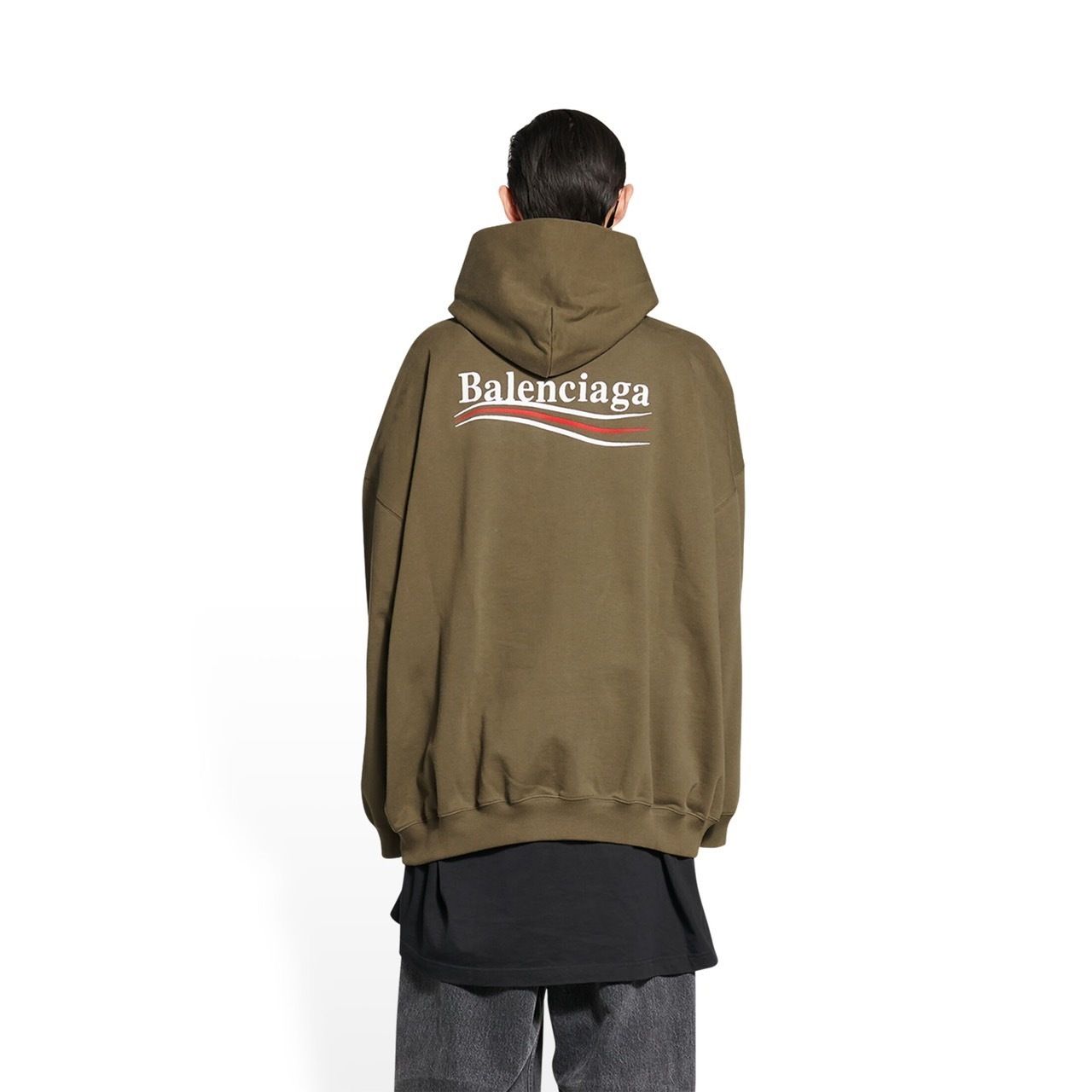 【保障できる】 ☆Barenciaga☆】POLITICAL CAMPAIGN フーディ パーカー トップス
