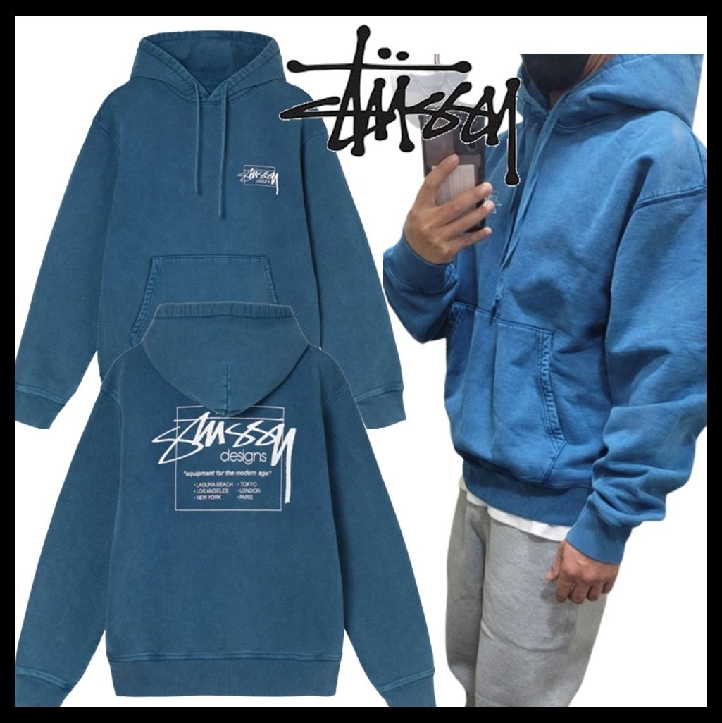 ★STUSSY★WORLD TOUR HOODIE PIGMENT DYED フーディ★追跡可 Stussy World Tour Hoodie FW22 | Urban Outfitters