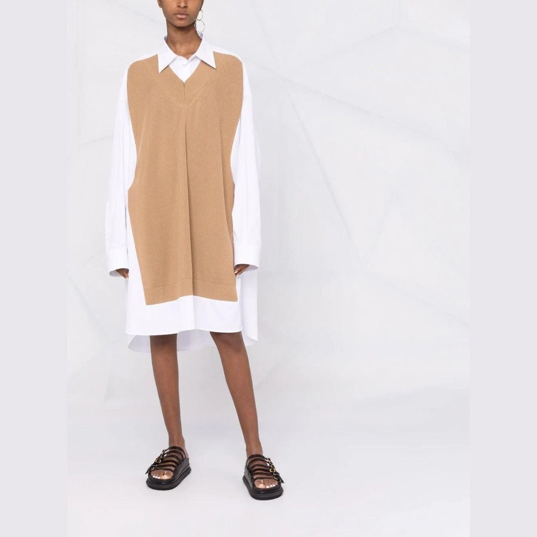 Maison Margiela メゾン・マルジェラ バイカラー シャツドレス (Maison