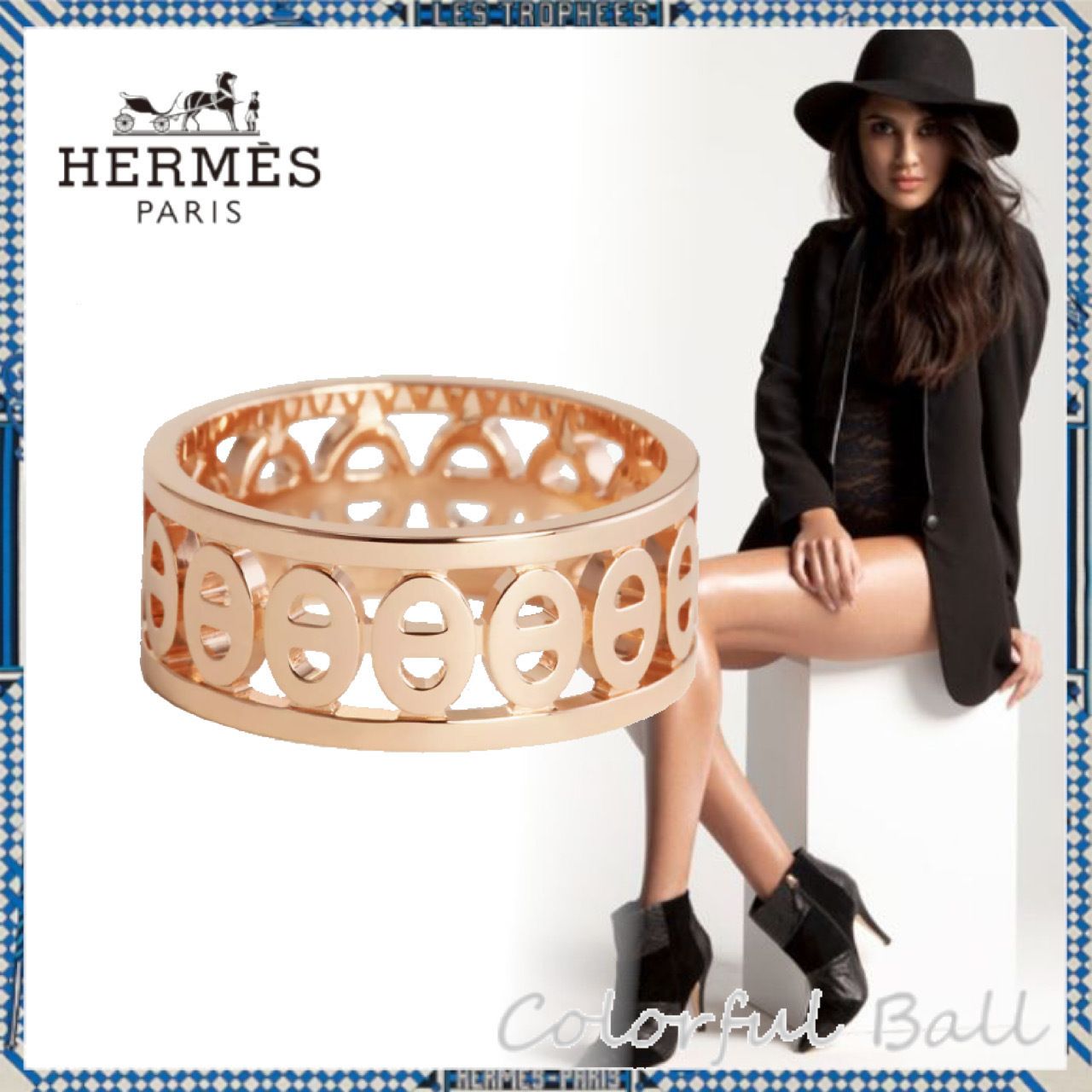 【美しい輝き】HERMES シェーヌ・ダンクル ディヴィーヌ PM ピアス 《シェーヌ・ダンクル・ディヴィーヌ》 PM | Hermès