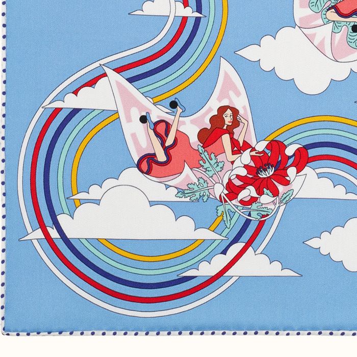 エルメス / HERMES カレ 70 CARRES VOLANTS/空飛ぶカレ マルチ
