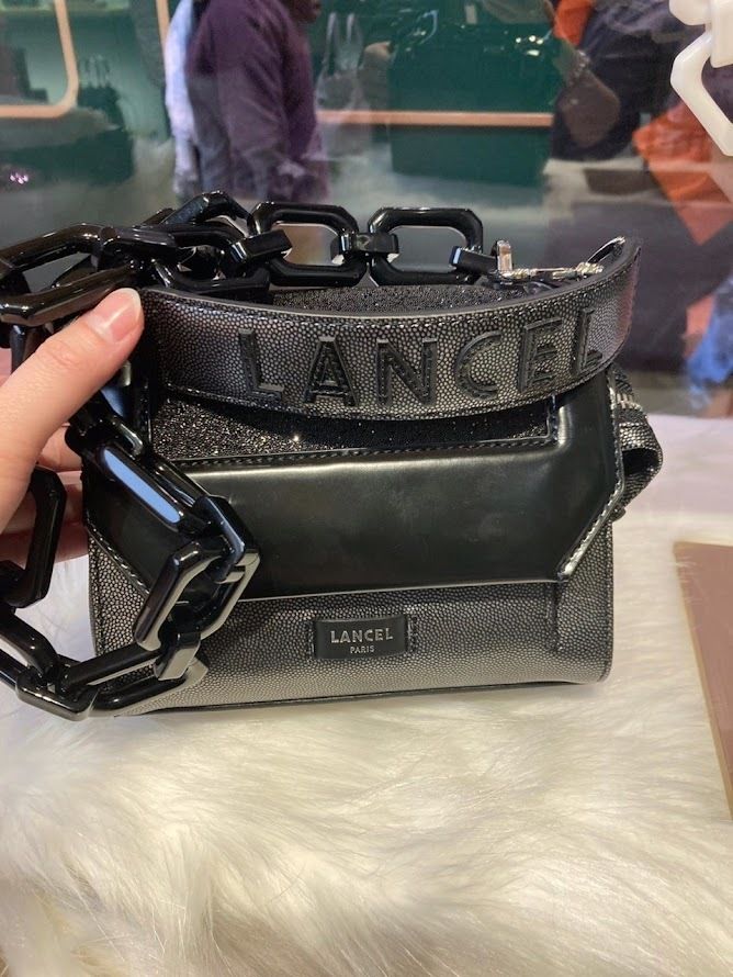 特価商品  関税込/国内発】▽▽LANCEL 極太チェーン ハンドバッグ 2色 バッグ