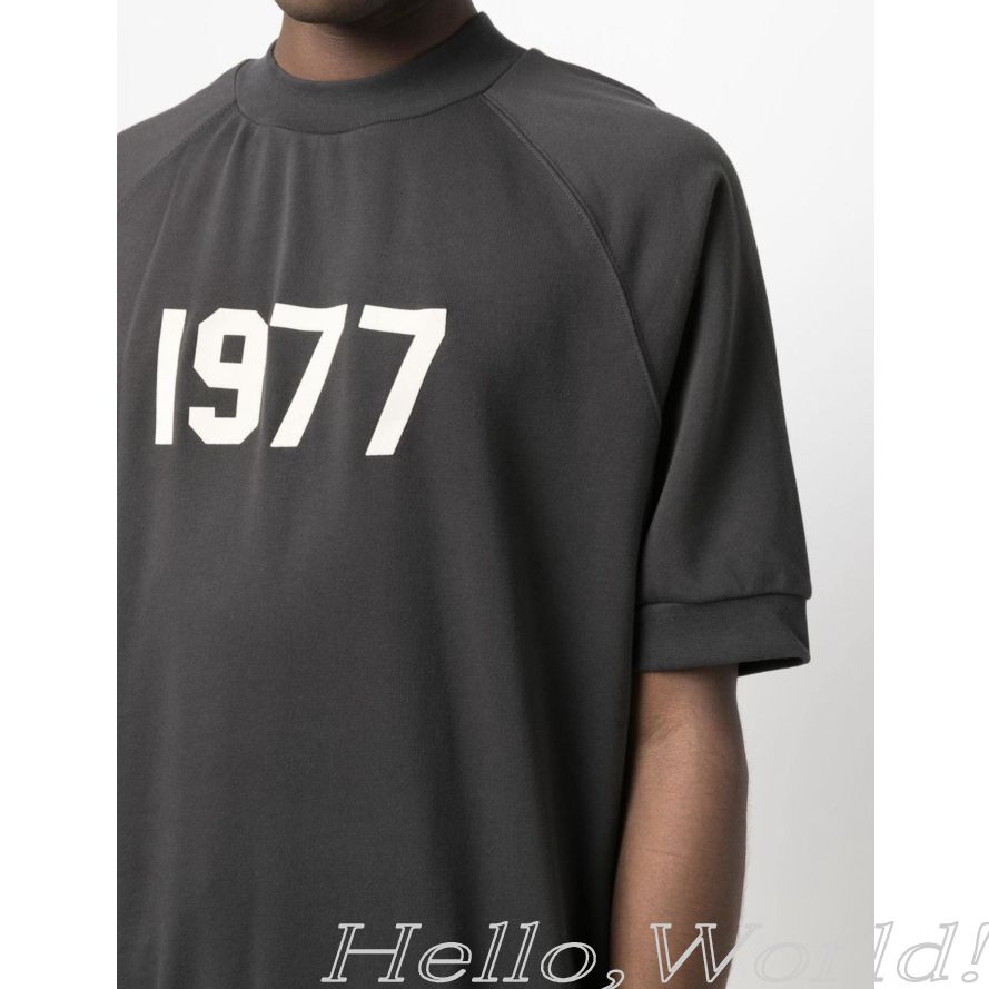 FOG|ESSENTIALS|Short-Sleeve Raglan Crewneck 'Iron' 半袖