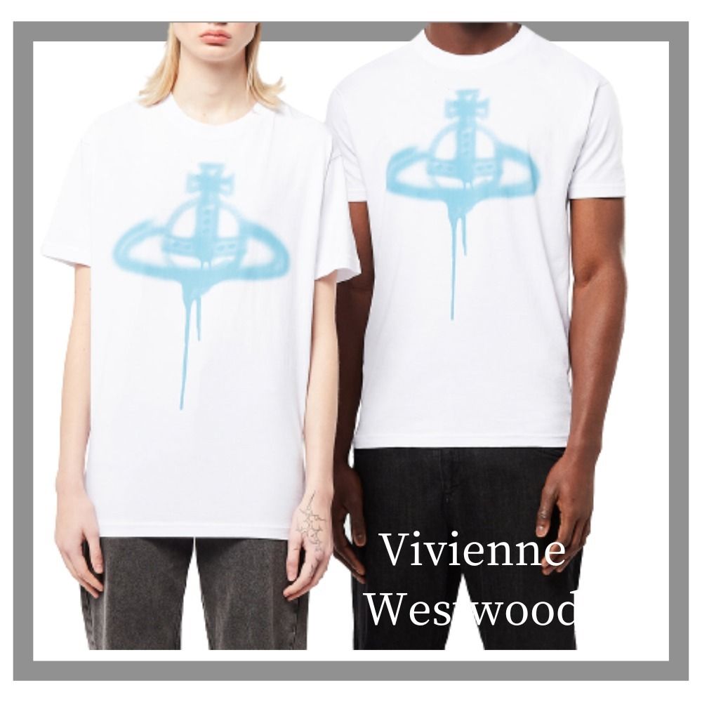 Vivienne Westwood MAN Skull t-shirt made of many orbs Unisex