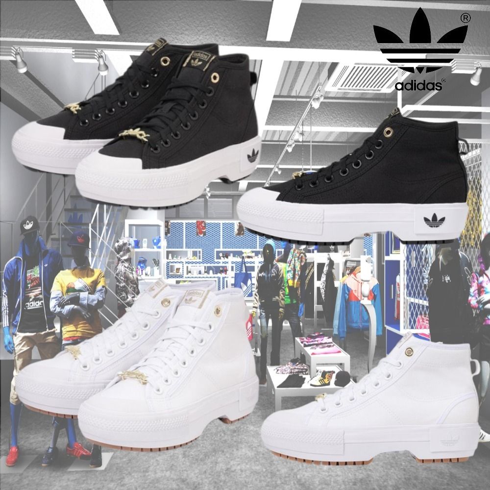 【adidas】限定品 ニッツァトレックW☆厚底でスタイルUP♪ ☆ adidas ☆ 限定品 ニッツァトレックW ☆厚底でスタイルUP