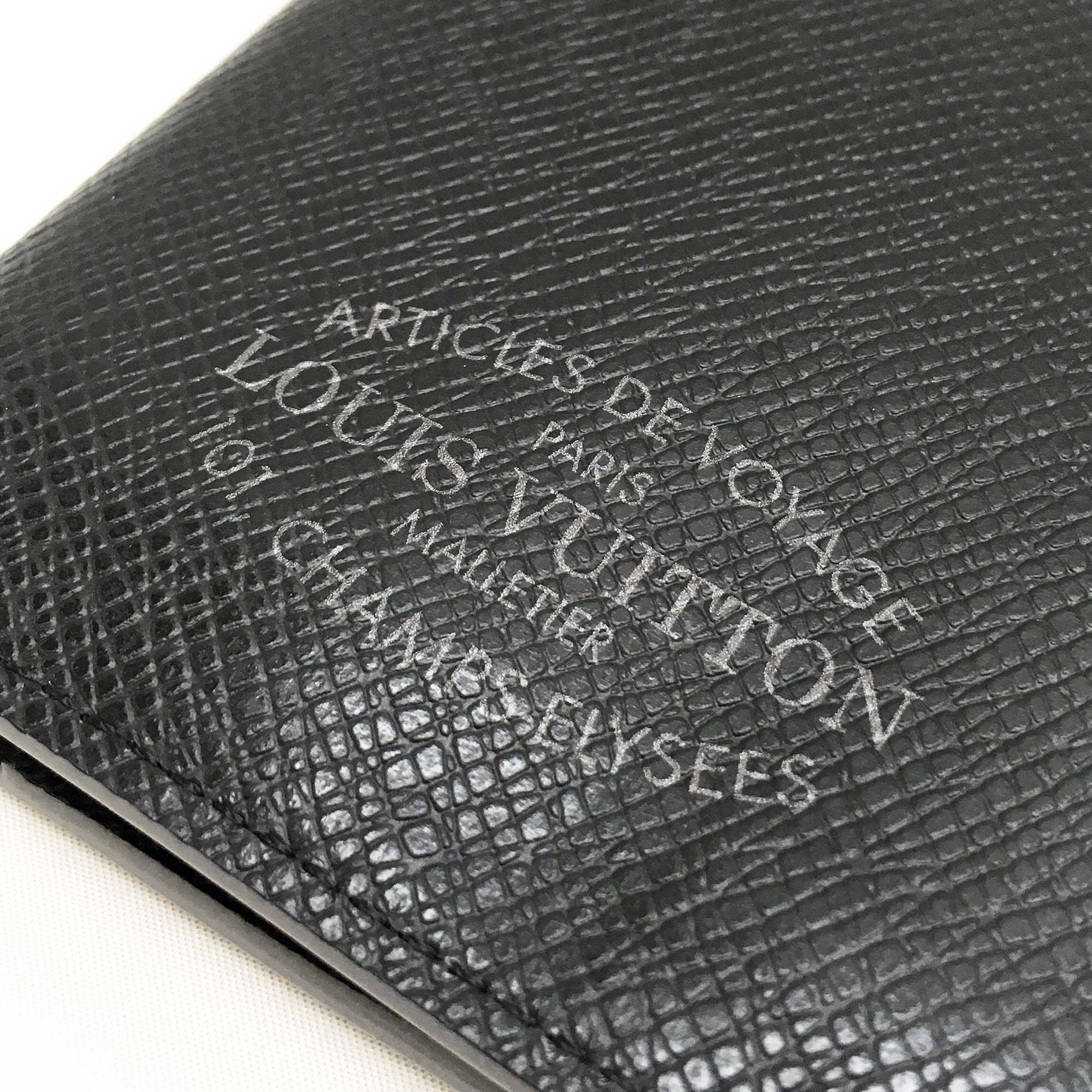 訳あり LOUIS VUITTON M30385 縦型 長財布 ブラック (新品) (Louis